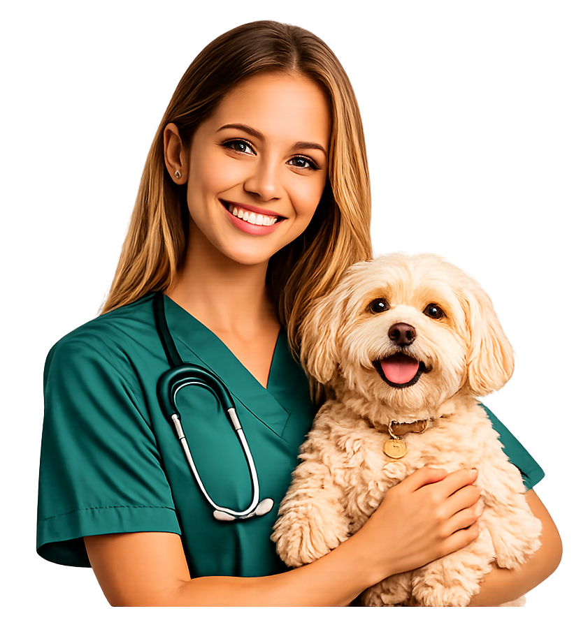 Vetsy vet with pet